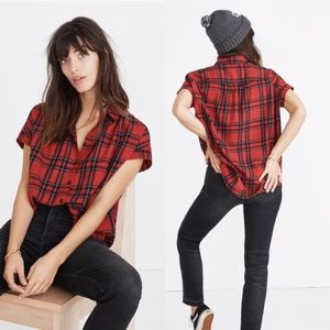 Madewell Central Shirt in Dahl Plaid